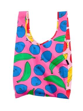 NWOT Standard BAGGU Reusable Bag - Apples & Bananas Mix